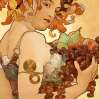 Alfons Mucha - Gyümölcsök (részlet)